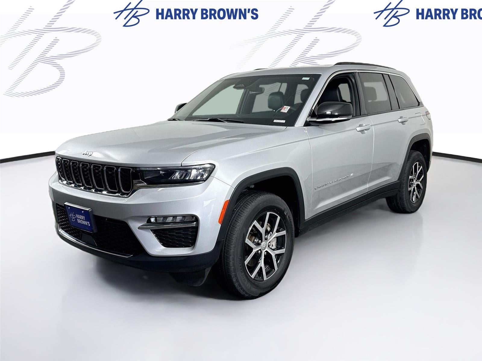 2024 Jeep Grand Cherokee Limited in Silver — front three-quarter view