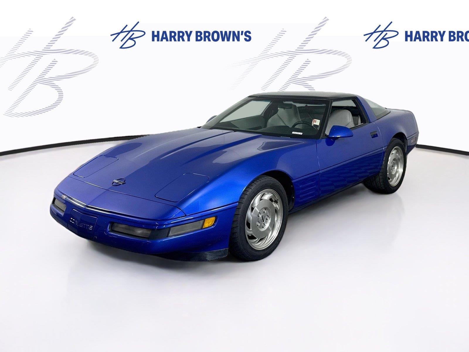 1994 Chevrolet Corvette 2dr Coupe Hatchback in Blue — front three-quarter view