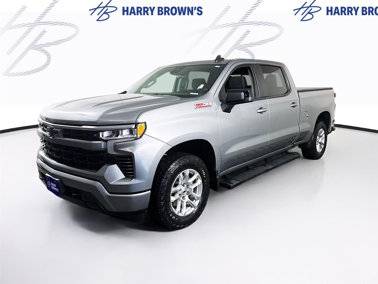2024 Chevrolet Silverado 1500 RST in Sterling Gray Metallic — front three-quarter view