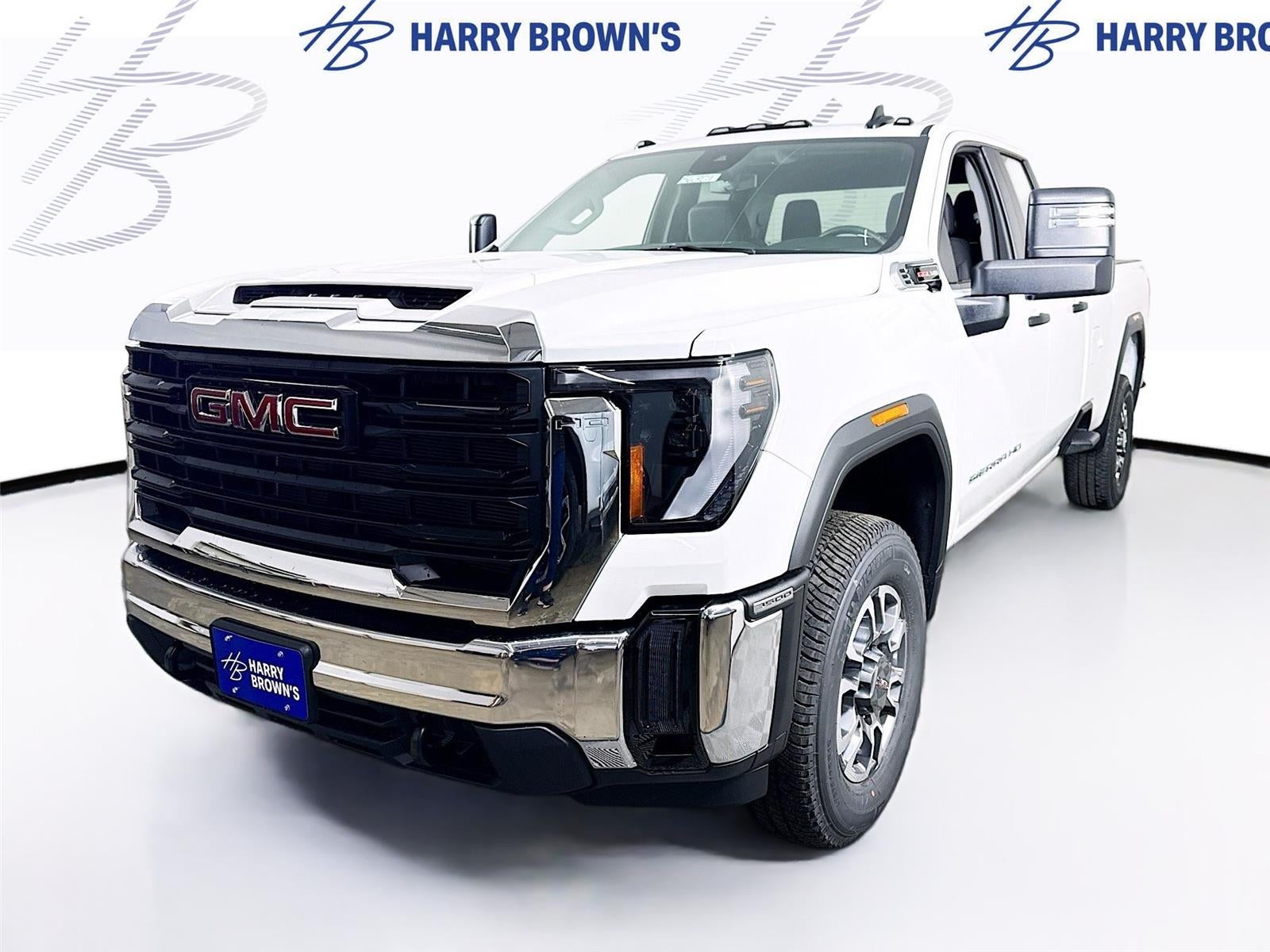 2026 GMC Sierra 3500 HD Pro in Summit White — front three-quarter view