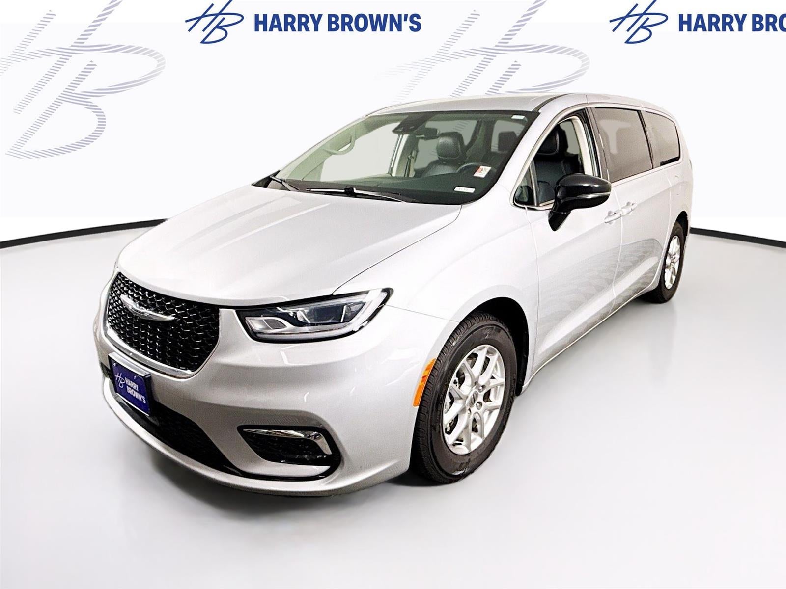 2024 Chrysler Pacifica Touring L in Silver — front three-quarter view